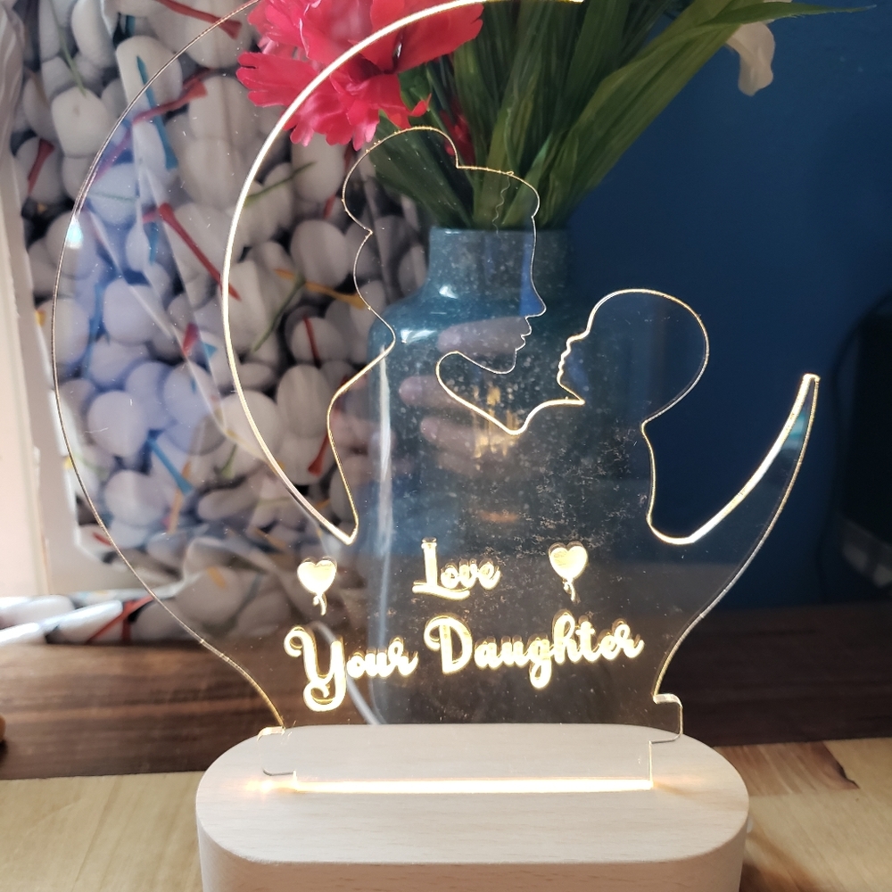 Baby And Mom Light Lamp